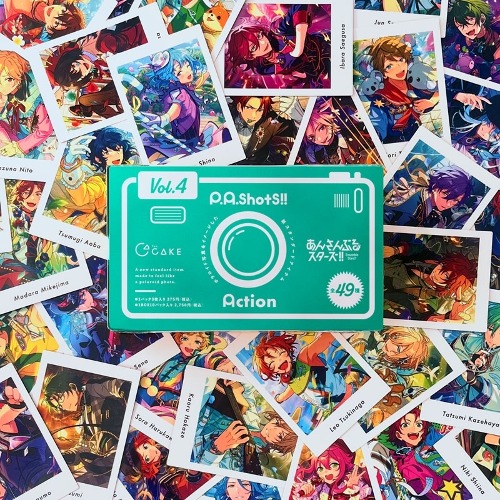 [23년 12월 발매] 앙상블 스타즈 PAshots 4탄 액션 10팩 박스 (앙스타 파샷츠 파샤코레 공식 굿즈)