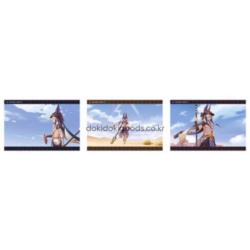 [23년 12월 발매] 원신 캐릭터 PV 장면 공식 포토 카드 3종 세트 - 사이노 (원신 프리뷰 공식 굿즈)